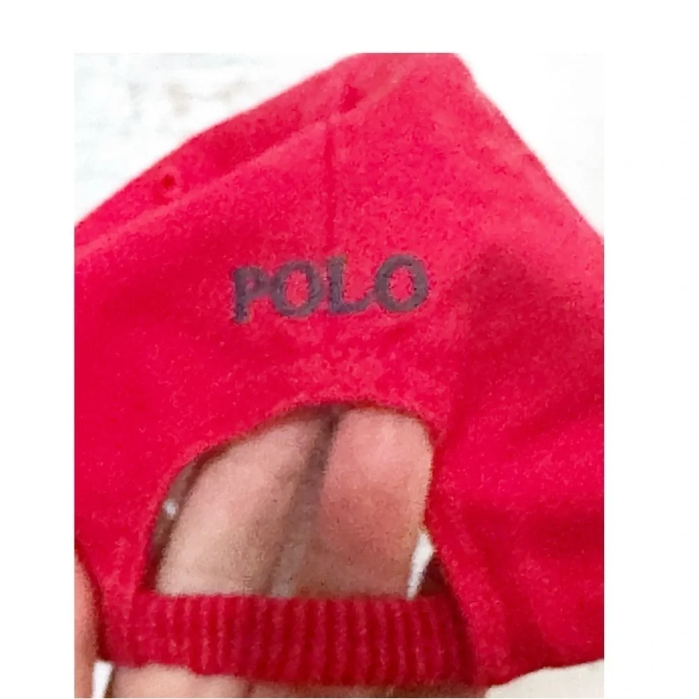 Ralph Lauren Polo Red Infant Baseball Hat